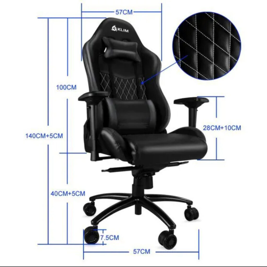 dimension-chaise-gaming-klim-esport