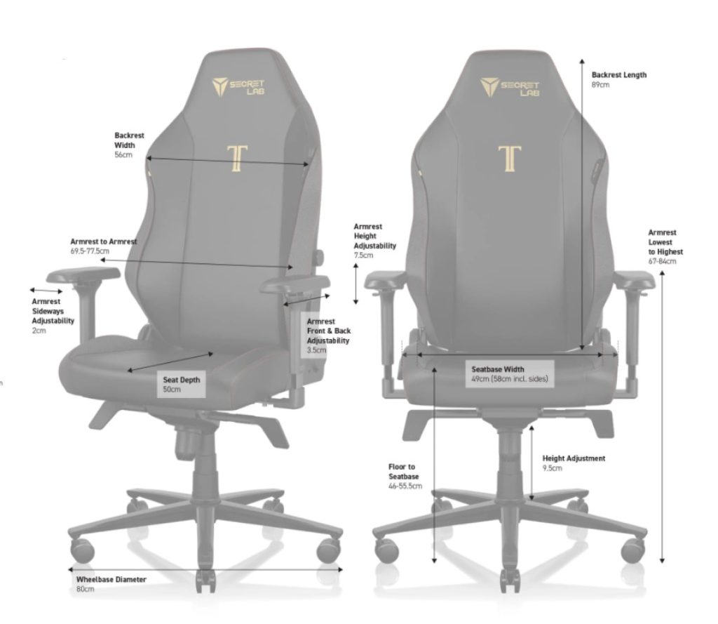Dimensions-chaise-gaming-secretlab-evo-2022