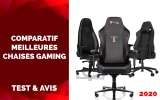 Comparatif des meilleures Chaises Gaming 2020