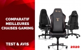 Comparatif des meilleures Chaises Gaming 2020