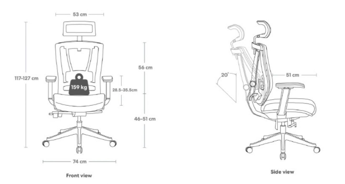 Dimensions-Autonomous-ErgoChair2