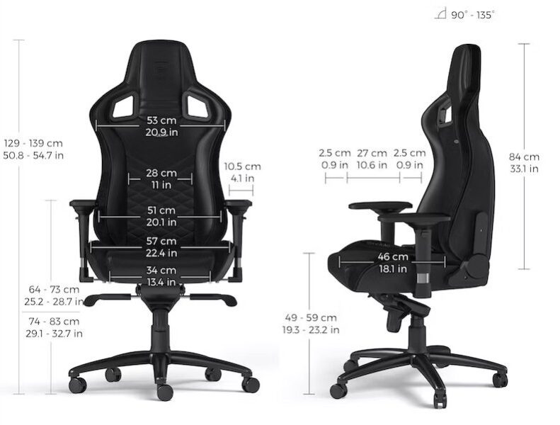 dimensions-noblechairs-epic
